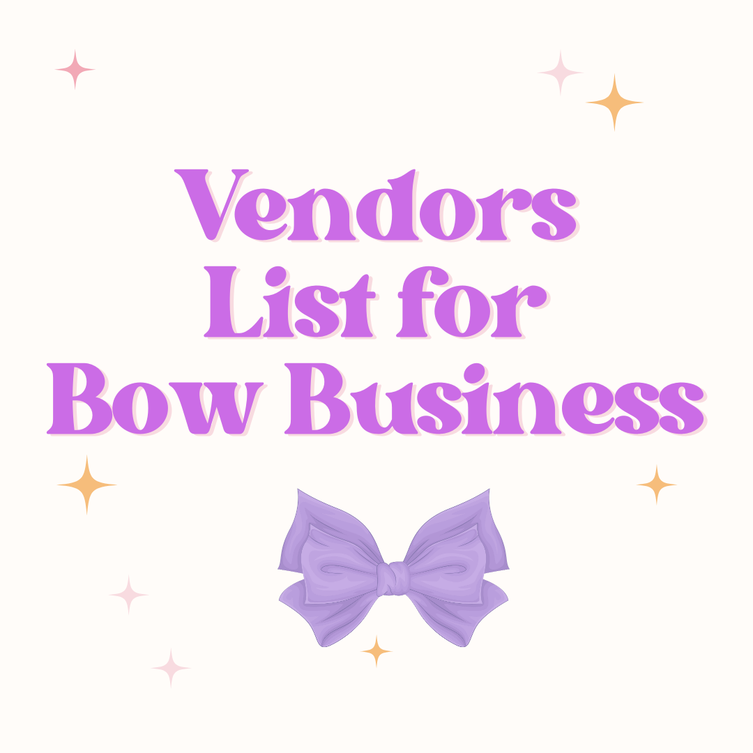 Vendors List for Bow Business